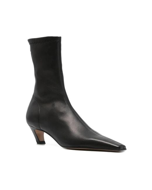 Khaite Black Heeled Boots