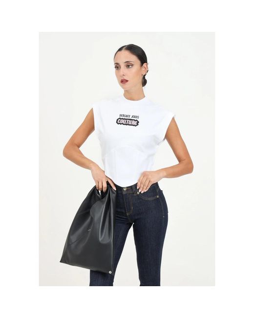 Versace Jeans Couture White T-Shirts