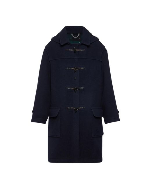 Maison Margiela Blue Single-Breasted Coats for men