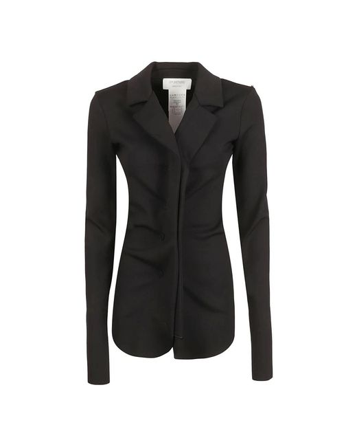 Sportmax Jassen ,Zwart ,Leer Nabil Jas in het Black