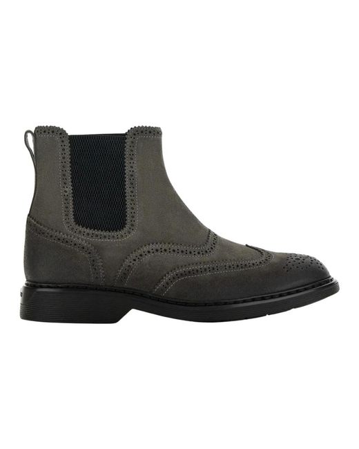 Hogan Black Chelsea Boots for men