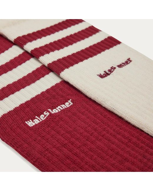 Adidas Fitness ,Veelkleurig ,Katoen 3S Sock in het Red voor heren