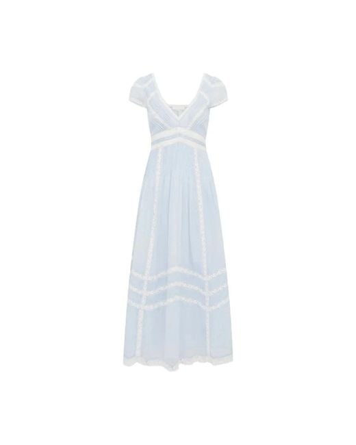 Midi Dresses LoveShackFancy de color Blue