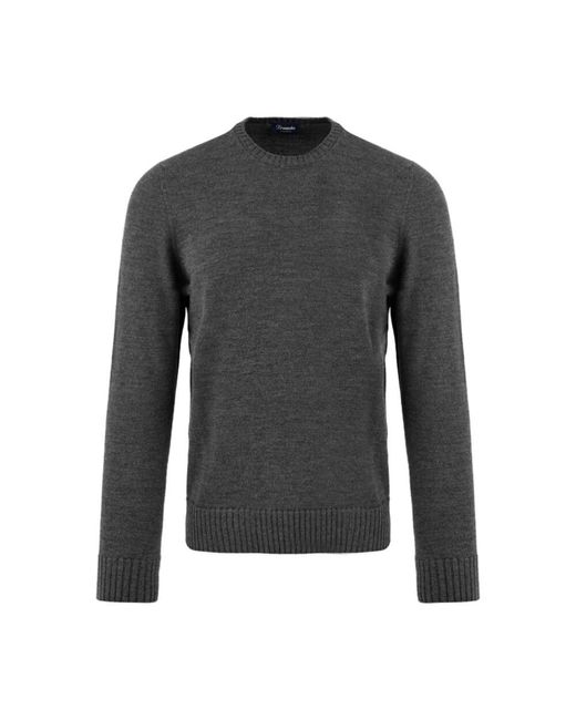 Drumohr Anthrazit pullover in Gray für Herren