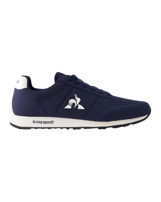 Le Coq Sportif Blaue print sneakers mit gummisohle in Blue für Herren