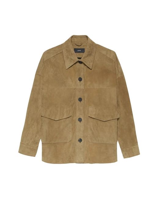 Leather Jackets Arma en coloris Green