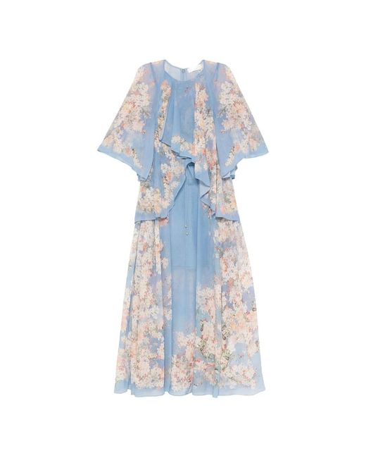 Maxi Dresses Zimmermann de color Blue