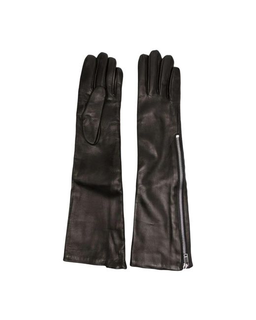 Jil Sander Black Gloves