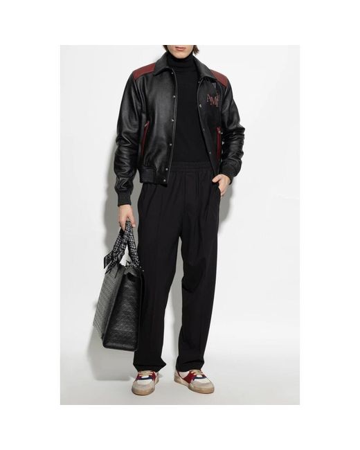 Amiri Lederjacke in Black für Herren