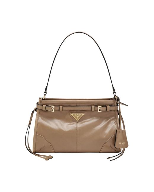 Prada Metallic Schultertasche