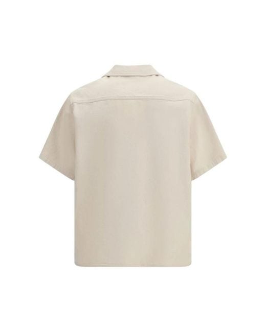 Valentino Garavani Natural Short Sleeve Shirts for men