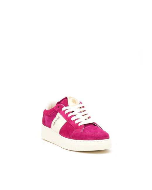SAINT SNEAKERS Pink Fuchsia suede touring sneakers