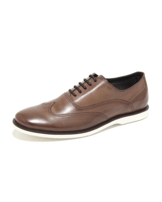 Hogan Brown Business Shoes for men