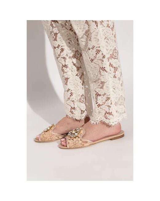 Dolce & Gabbana Natural Sliders