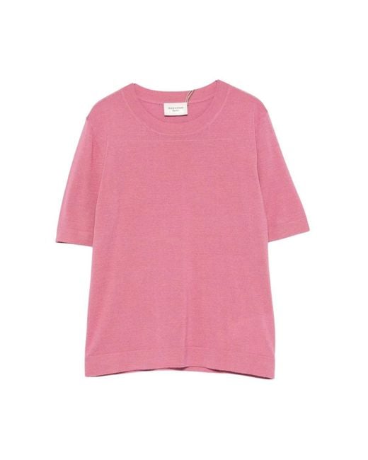 Weekend by Maxmara Pink Round-Neck Knitwear