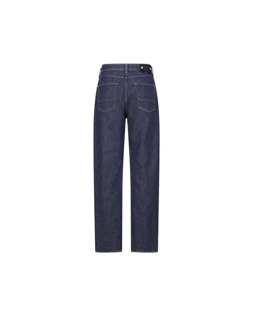 Stone Island Blue Straight Jeans for men
