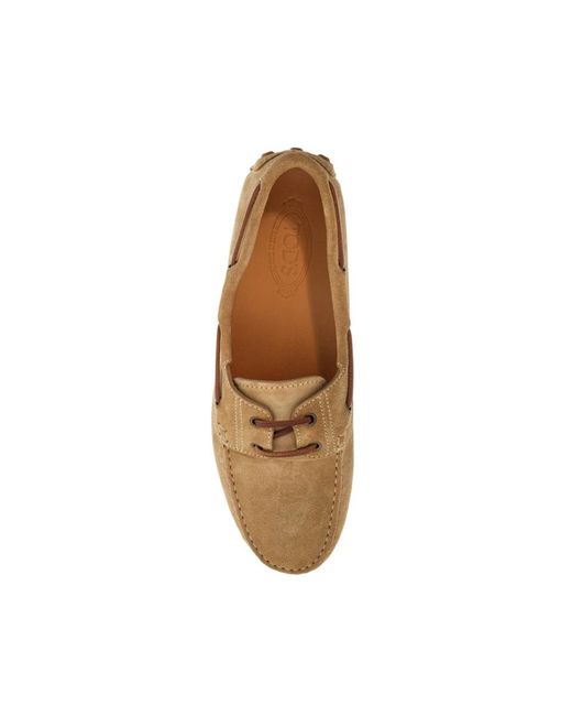 Tod's Natural Sailor Shoes for men