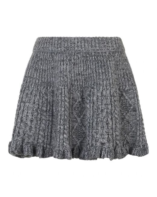 RED Valentino Gray Short Skirts