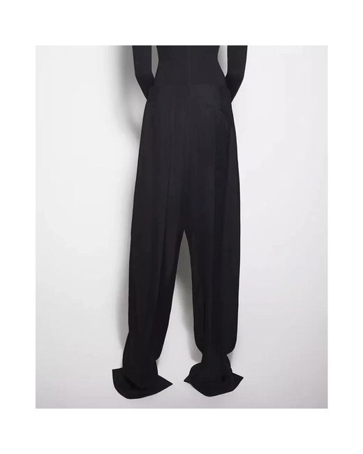 Mugler Black Wide Trousers