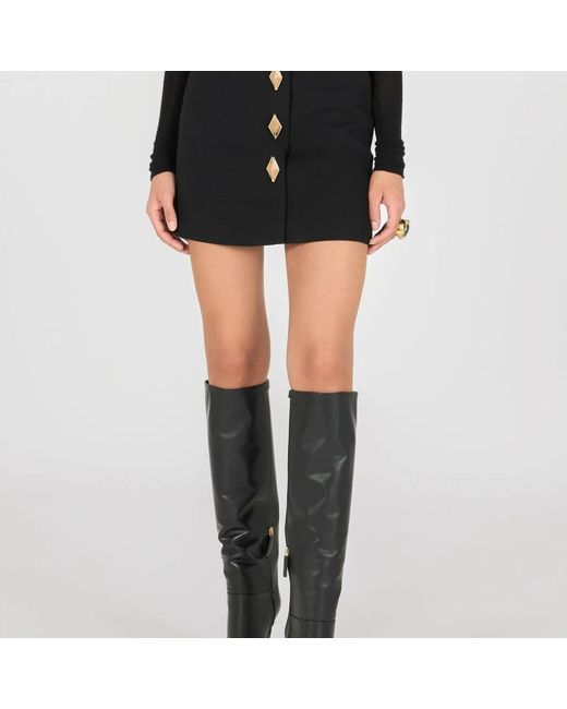 Roberto Cavalli Black Short Skirts
