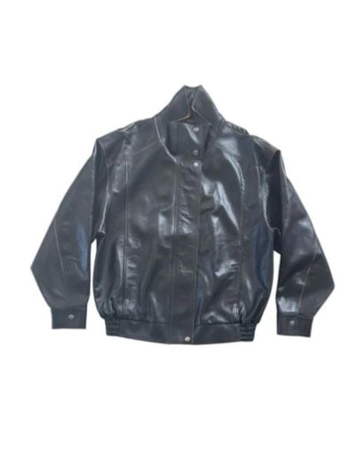 Calvin Klein Leather Jackets in het Blue