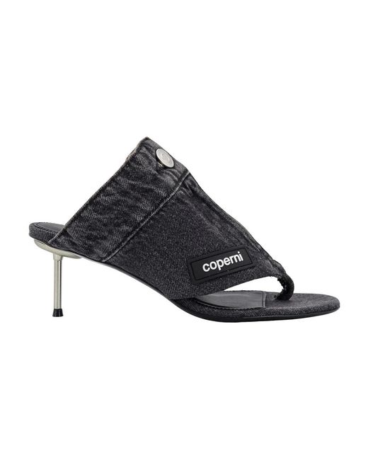 Coperni Blue Heeled Mules