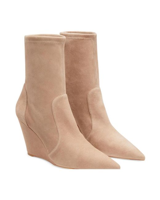 Stuart Weitzman Brown Heeled Boots for men