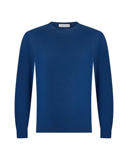 Roberto Collina Blue Round-Neck Knitwear for men