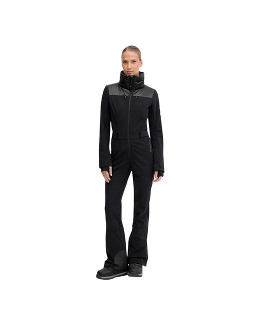 Bogner Zea Panelled Ski Suit in het Black