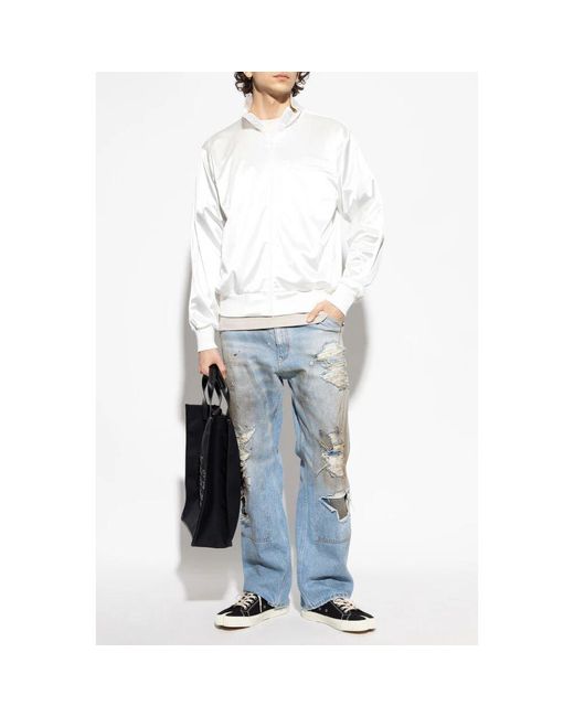 MM6 by Maison Martin Margiela White Zip-Throughs for men
