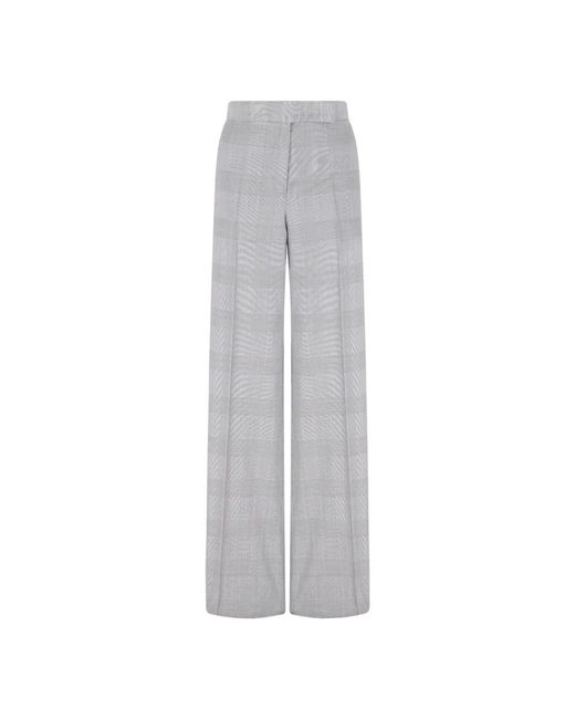 Max Mara Gray Wide Trousers