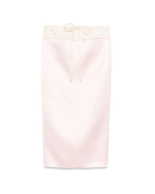 Khaite Rokken ,Roze ,Roze Maxi Rok Met Trekkoord in het Pink