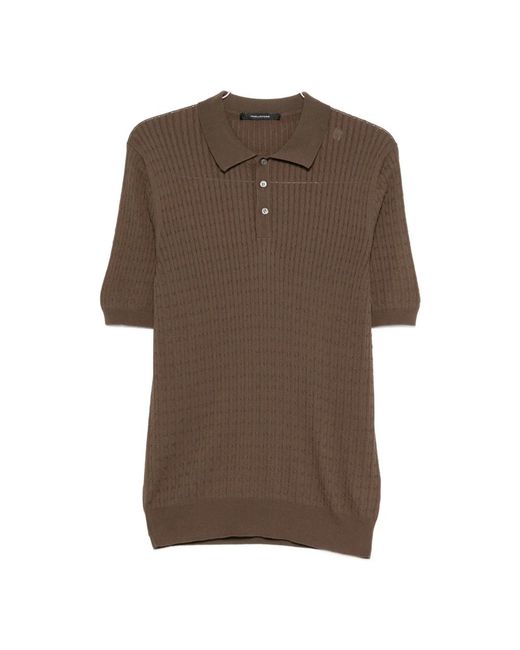 Tagliatore Brown Polo Shirts for men