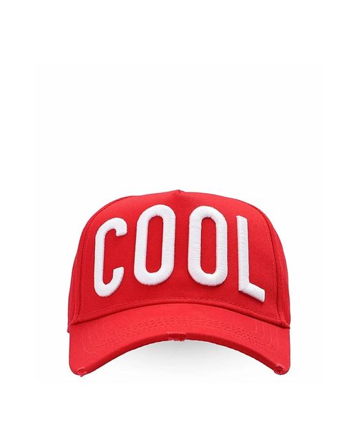 Caps di DSquared² in Red da Uomo