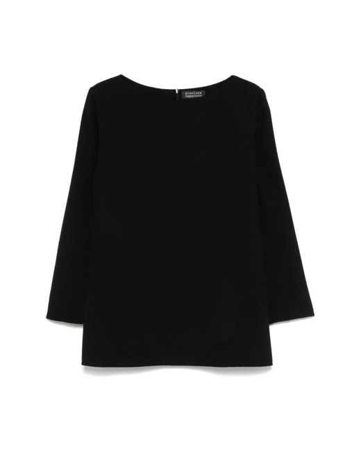 Gianluca Capannolo Black Round-Neck Knitwear