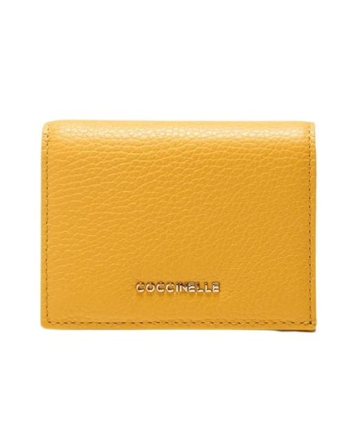 Coccinelle Yellow Wallets & Cardholders
