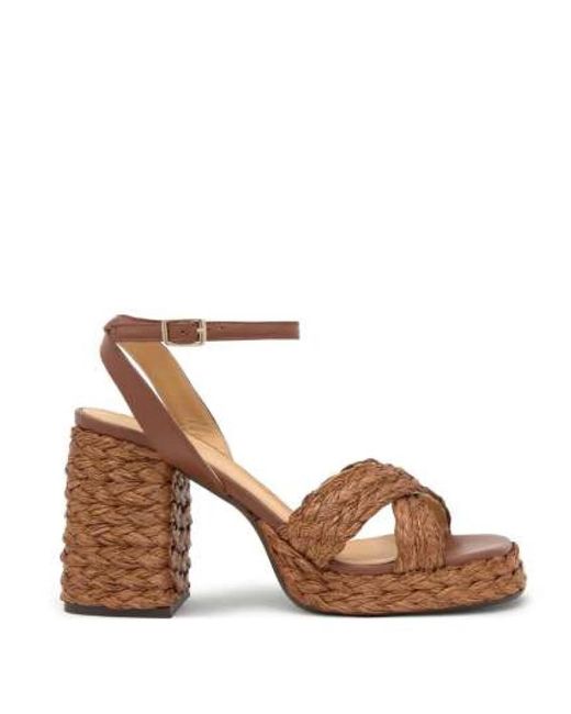 High Heel Sandals Castaner de color Brown