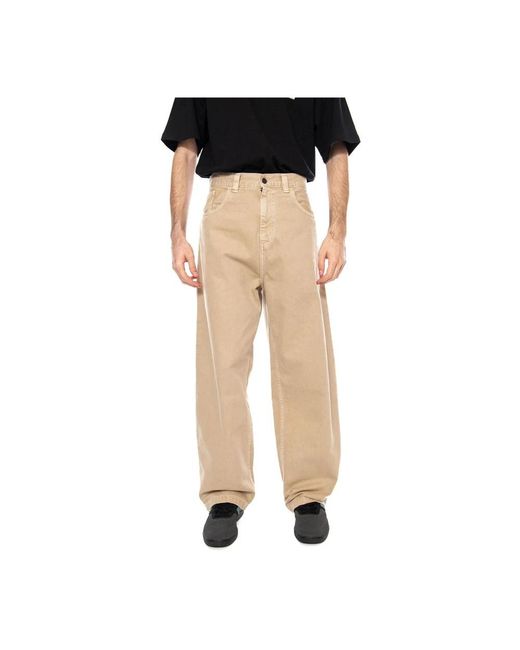 Carhartt Black Straight Trousers for men