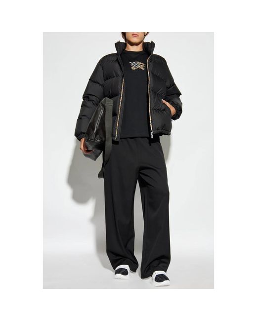 Burberry Jassen ,Zwart ,Donsjack Met Capuchon in het Black voor heren