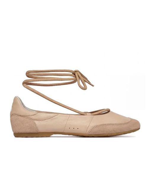 Patrizia Pepe Metallic Ballerinas