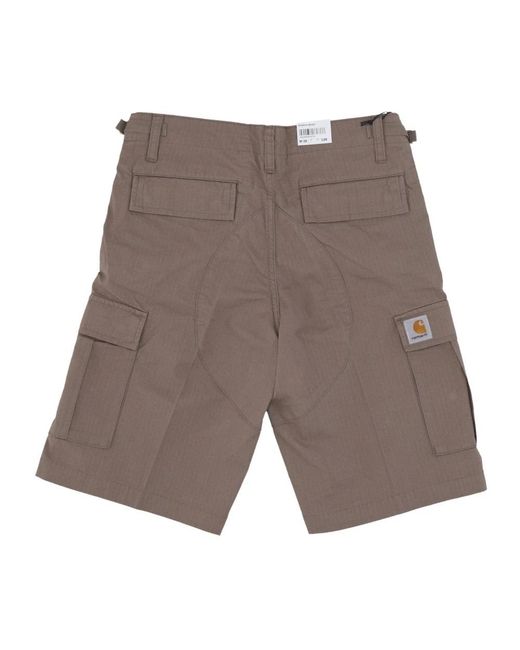 Carhartt Cargo shorts mit taschen und verstellbarer taille in Gray für Herren