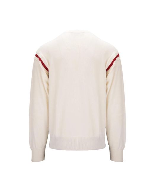 DSquared² White Round-Neck Knitwear for men