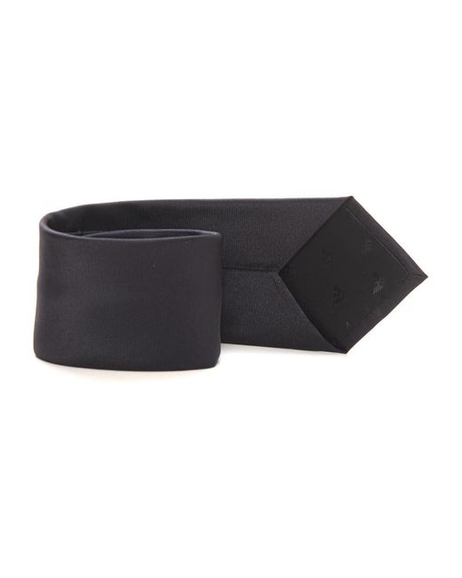 Ties di Emporio Armani in Black da Uomo