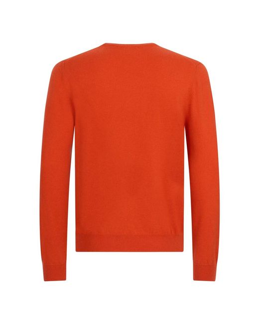 Malo Orange Cashmere Knitwear for men
