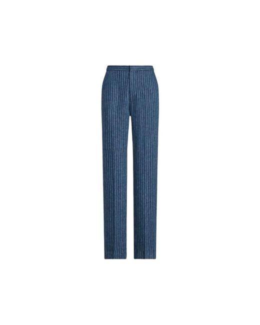 Trousers > wide trousers Polo Ralph Lauren en coloris Blue
