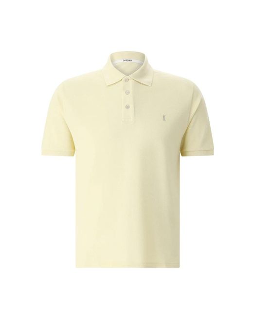 Saint Laurent Polo Hemden in het Yellow voor heren
