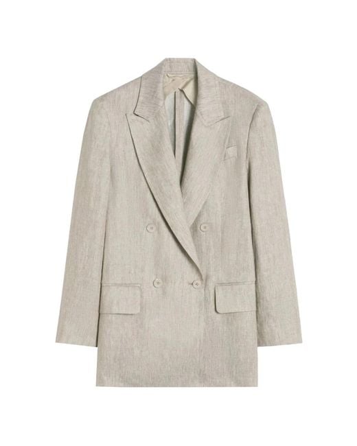 Max Mara Gray Blazers