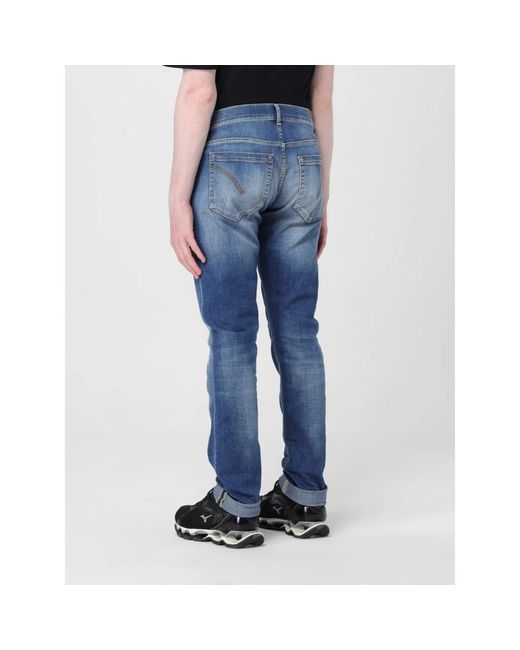 Dondup Blue Slim Fit Jeans for men