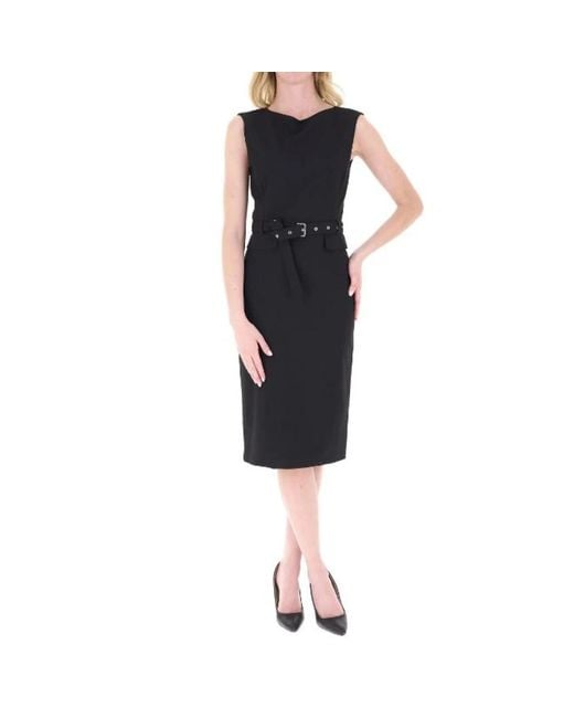Pinko Black Midi Dresses