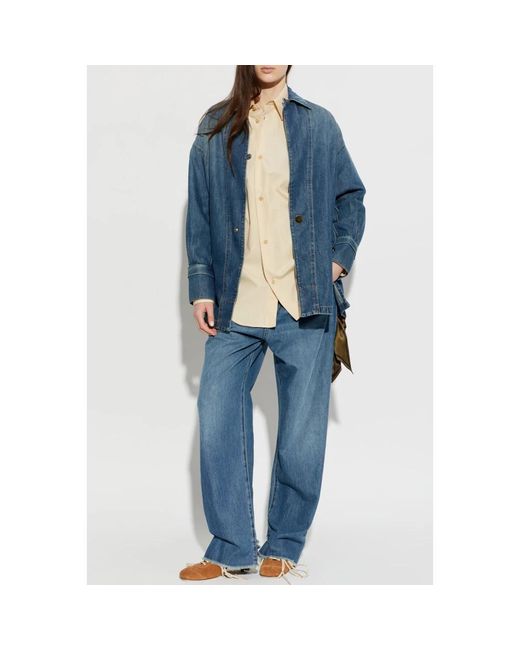 DARKPARK Overhemden ,Blauw ,Denim Jodie Denim Shirt in het Blue